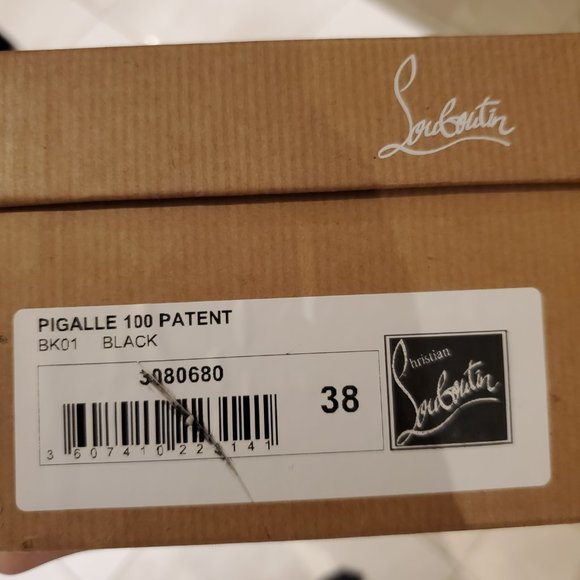 Christian Louboutin Pigalle 100mm Size 38 - Picture 11 of 11